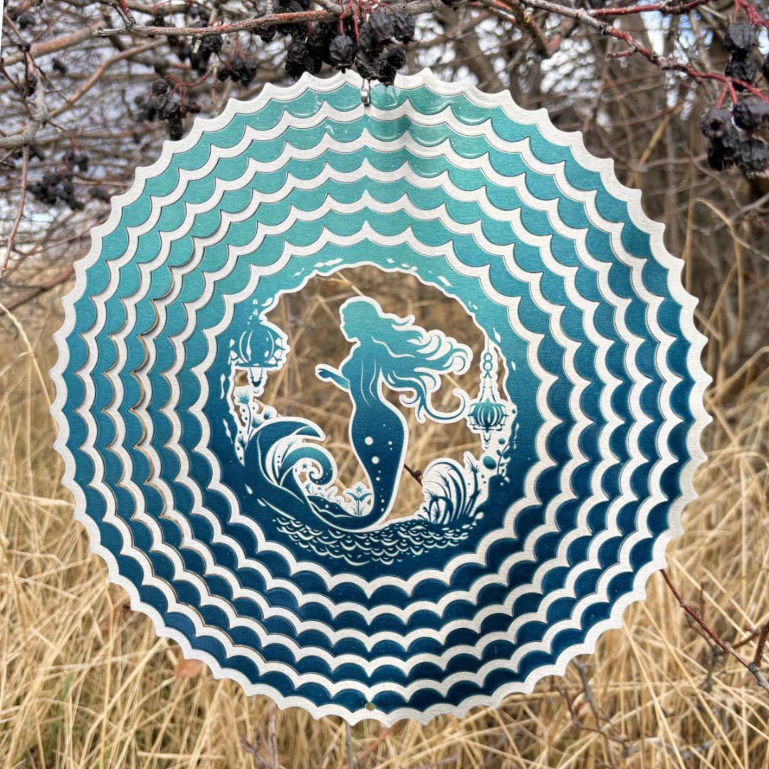 Wind Spinner – Spinfinity – Mermaid – 12″
